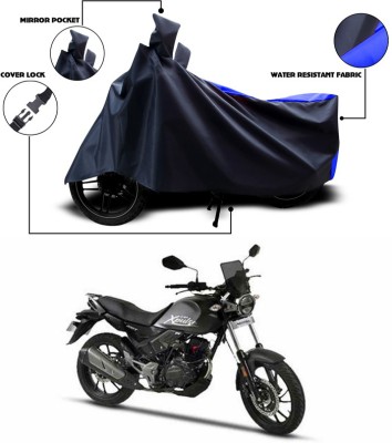 ANTHUB Two Wheeler Cover for Hero(Xpulse 200T, Blue)