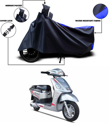ANTHUB Waterproof Two Wheeler Cover for Hero(Electric NYX e5, Blue)