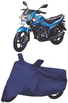 FRONCH Two Wheeler Cover for TVS(Victor, Blue)