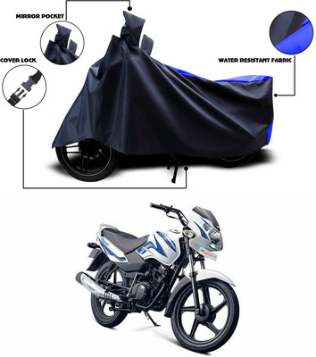 ANTHUB Waterproof Two Wheeler Cover for TVS(Blue, Black)