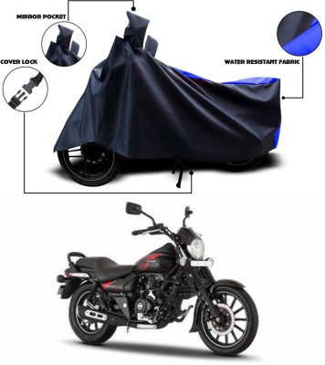 ANTHUB Waterproof Two Wheeler Cover for Bajaj(Avenger 220 Street, Blue)