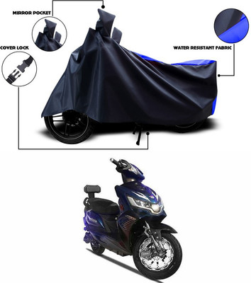 ANTHUB Waterproof Two Wheeler Cover for Okinawa(i-Praise, Blue)