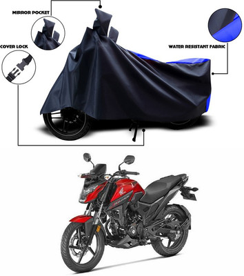 ANTHUB Two Wheeler Cover for Honda(X-Blade, Blue)