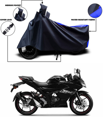 ANTHUB Waterproof Two Wheeler Cover for Suzuki(Gixxer SF, Blue)
