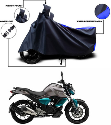 ANTHUB Waterproof Two Wheeler Cover for Yamaha(FZ S V3.0 FI, Blue)