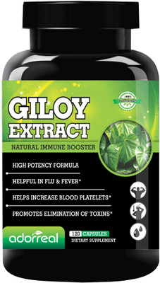 Adorreal Giloy Extract for Natural Immune Booster (Pack of 1)(120 Tablets)