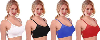 ANSARI HOSIERY Girls Full Coverage Lightly Padded Bra(Multicolor)