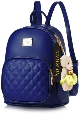 MUSRAT Latest Trend Party Wear backpack with Adjustable Strap for Girls and Women's 6 L Backpack(Blue)