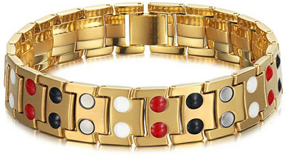 Impression Stainless Steel Gold-plated Bracelet