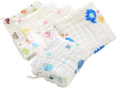 Mom's Home Cotton 250 GSM Bath, Face, Hand Towel Set(Pack of 5)
