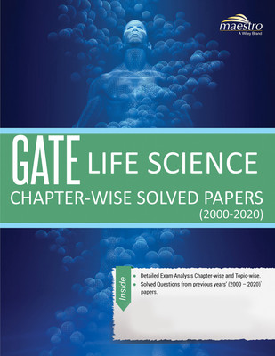 GATE Life Science Chapter - Wise Solved Papers (2000 - 2020) First Edition(English, Paperback, Wiley Editorial)