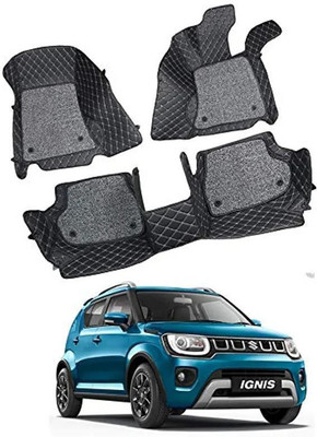 ARNEJA Leatherite 7D Mat For  Maruti Suzuki Ignis(Black)