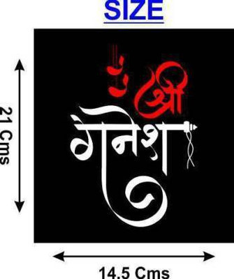 KICKWIX Sticker & Decal for Car & Bike(Black, Red)