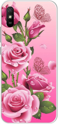 Vascase Back Cover for Mi Redmi 9A(Multicolor, Dual Protection, Silicon)