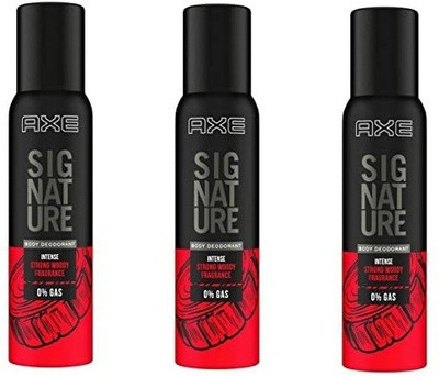 AXE intense deodorant each 122ml pack of 3 Body Spray  -  For Men & Women(366 ml, Pack of 3)