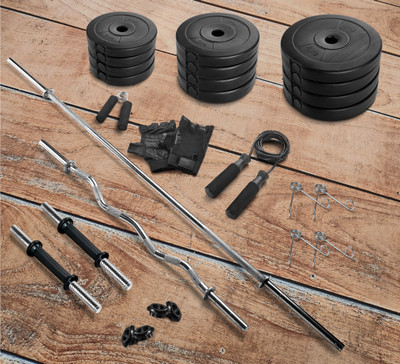Adrenex by Flipkart 40 kg 40 Kg Fitness Equipments Home Gym Combo Kit 2 with curl and plain rod Home Gym Combo Adrenex by Flipkart 40 kg 40 Kg Fitness Equipments Home Gym Combo Kit 2 with curl and plain rod Home Gym Combo