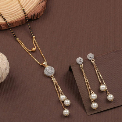 Bright STYLE Alloy Gold-plated Multicolor Jewellery Set(Pack of 1)