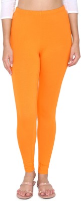 VAMI Ethnic Wear Legging(Orange, Solid)