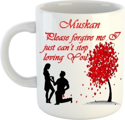 Nakshasutra Muskan I Love You …… Romantic Gift 04 Ceramic Coffee Mug(325 ml)