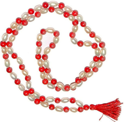 yash gems 108 jap Mala Coral Stone Chain