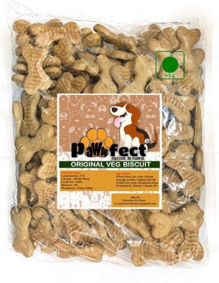 Pawwfect Freshly Baked Original Veg Biscuits (Pack of 1 kg) Vegetable Dog Treat(1 kg)