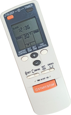 Axelleindia Compatible (VE-47) Window & Split AC Remote For O-General AC Remote Controller(White)