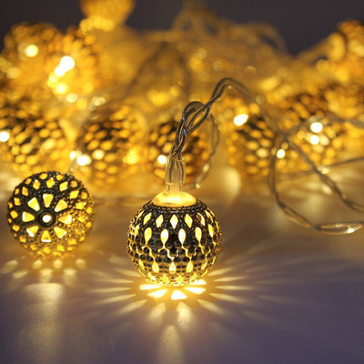 prisma collection 16 LEDs 3.35 m Multicolor Steady Ball Rice Lights(Pack of 1)