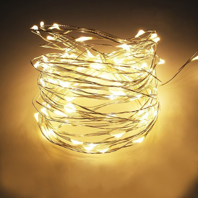 iWin 20 LEDs 1.99 m Gold Steady String Rice Lights(Pack of 1)