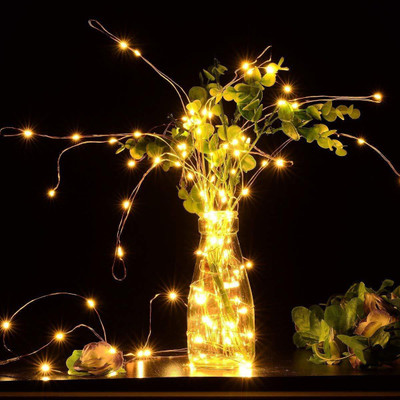FStyler 50 LEDs 4.98 m Gold Steady String Rice Lights(Pack of 1)
