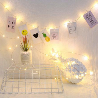WunderVoX 16 LEDs 2.83 m Yellow Steady Clip Rice Lights(Pack of 1)