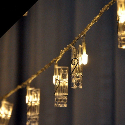 WunderVoX 16 LEDs 2.76 m Transparent Steady Clip Rice Lights(Pack of 1)