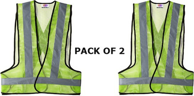 Nibiru 3 Side Opening Safety Jacket Safety ( 2) Safety Jacket(GREEN)