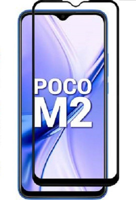 Runicha Edge To Edge Tempered Glass for Poco M2, Mi Redmi 9 Prime(Pack of 1)