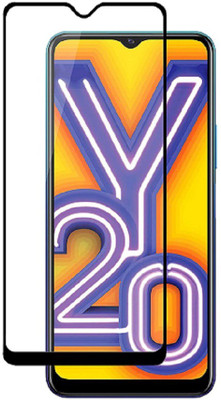 XRENGTH Edge To Edge Tempered Glass for Vivo Y20I(Pack of 1)