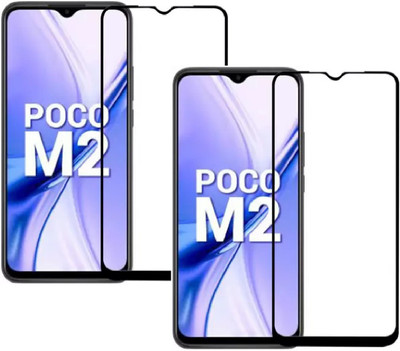 ISAAK Edge To Edge Tempered Glass for Xiaomi Poco M2(Pack of 2)