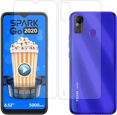 FashionCraft Front and Back Screen Guard for Tecno Spark Go 2020(Pack of 2)