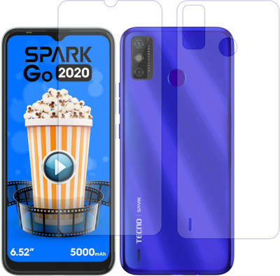 FashionCraft Front and Back Screen Guard for Tecno Spark Go 2020(Pack of 2)
