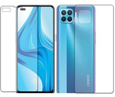 SOMTONE Front and Back Tempered Glass for OPPO F17 PRO FB(Pack of 2)