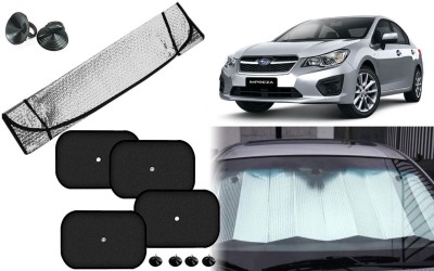 Auto Kite Dashboard, Rear Window, Side Window Sun Shade For Subaru Impreza(Silver, Black)