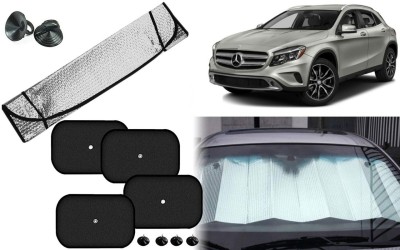 Auto Kite Dashboard, Rear Window, Side Window Sun Shade For Mercedes Benz GL-Class(Silver, Black)