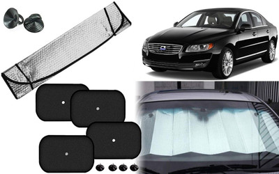 Auto Kite Dashboard, Rear Window, Side Window Sun Shade For Volvo S80(Silver, Black)
