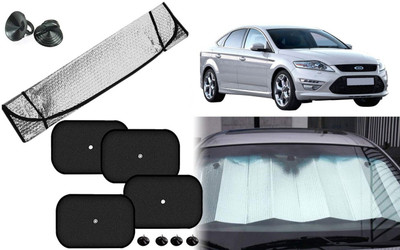 Auto Kite Dashboard, Rear Window, Side Window Sun Shade For Ford Mondeo(Silver, Black)