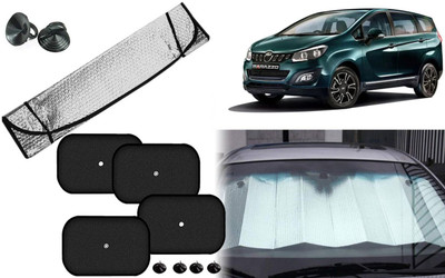 Auto Kite Dashboard, Rear Window, Side Window Sun Shade For Mahindra ML(Silver, Black)