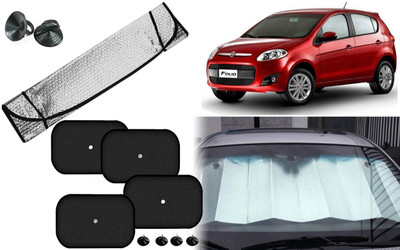 Auto Kite Dashboard, Rear Window, Side Window Sun Shade For Fiat Palio(Silver, Black)