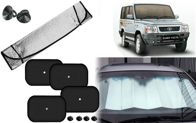 Auto Kite Dashboard, Rear Window, Side Window Sun Shade For Tata Victa(Silver, Black)