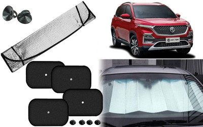 Auto Kite Dashboard, Rear Window, Side Window Sun Shade For GM IS(Silver, Black)