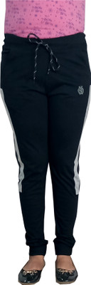Indistar Solid Women Black Track Pants