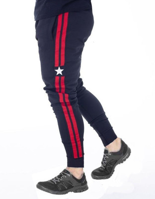 FastColors track pants lower men mens wear boys Solid Men Blue Track Pants