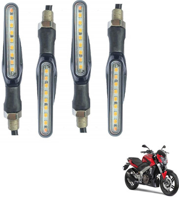 AuTO ADDiCT Front, Rear, Side LED Indicator Light for Bajaj Pulsar 400 SS(Yellow)