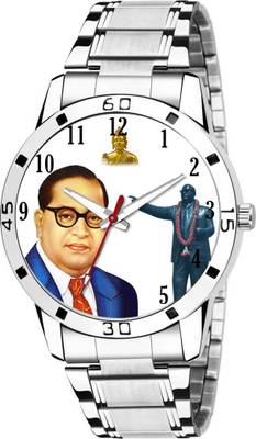 terido TD9519Sm02AMBEDKAR TD9519Sm02AMBEDKAR SILVER STAINLESS STEEL WATCH FOR MEN & WOMEN Analog Watch  - For Men & Women
